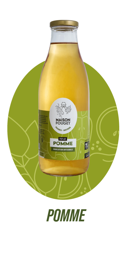 Jus de fruits de Pomme de la Maison Pouget à Pruines